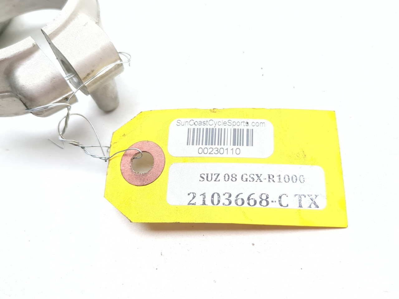 07 08 Suzuki GSXR 1000 Front Left Right Clip-On Handlebars 56111