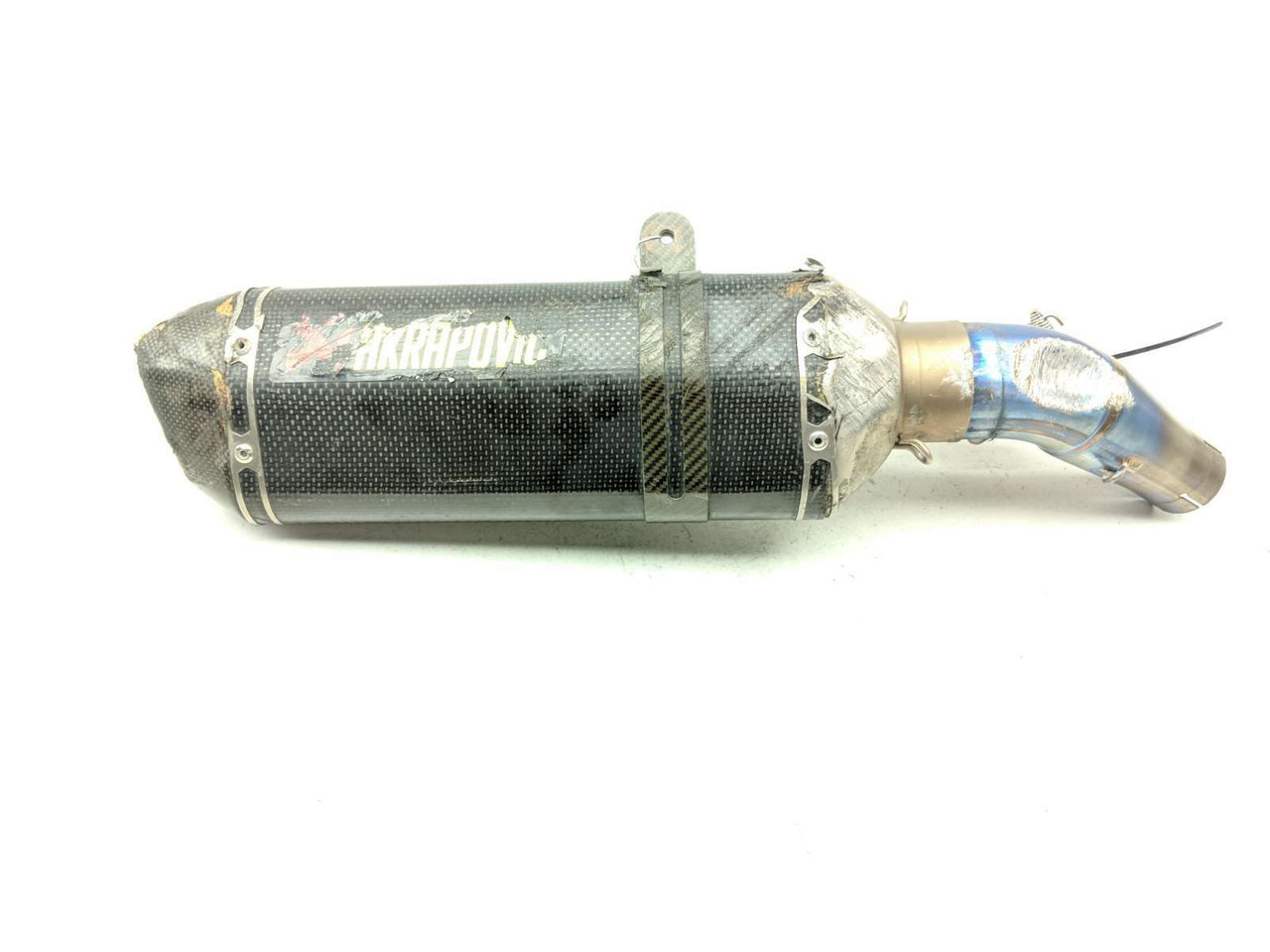 11-24 Suzuki GSXR 750 AKRAPOVIC Carbon Fiber Exhaust Pipe Muffler
