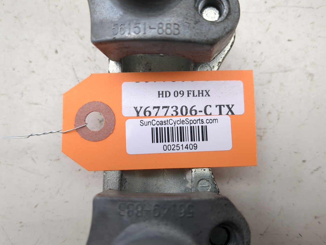 07-13 Harley Street Glide FLHX Front Handlebar Riser Clamp