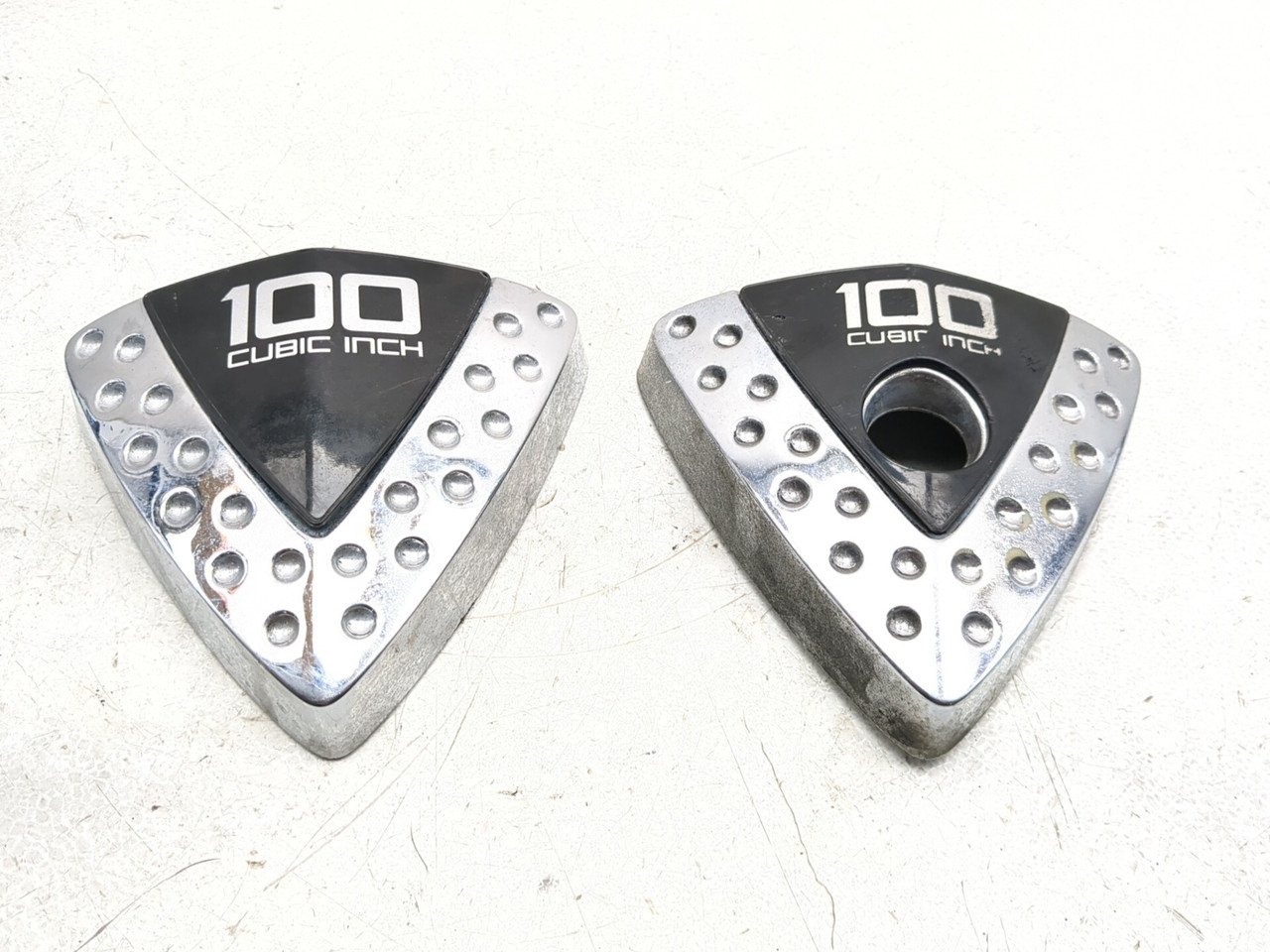 06-09 Victory Vegas 8 Ball Left Right Engine Side Cover Set - Sun