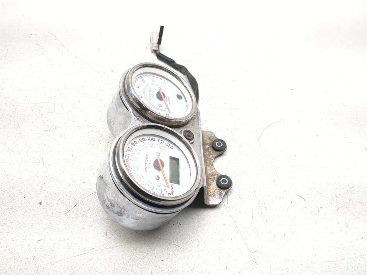 06-09 Victory Vegas 8 Ball Front Speedometer Tach Dash Cluster