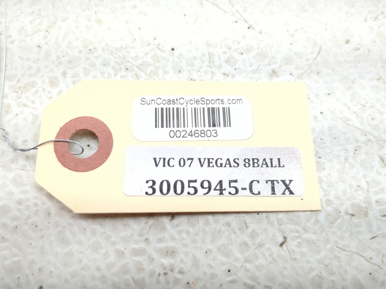 06-09 Victory Vegas 8 Ball Front Speedometer Tach Dash Cluster