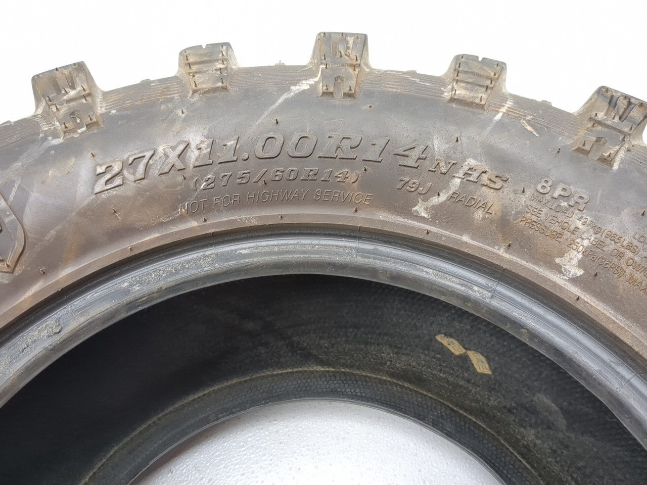 ボブ Pro Armor X-Terrain Rear Tire 27X9.00R14 Front Tire 27X11.00R14