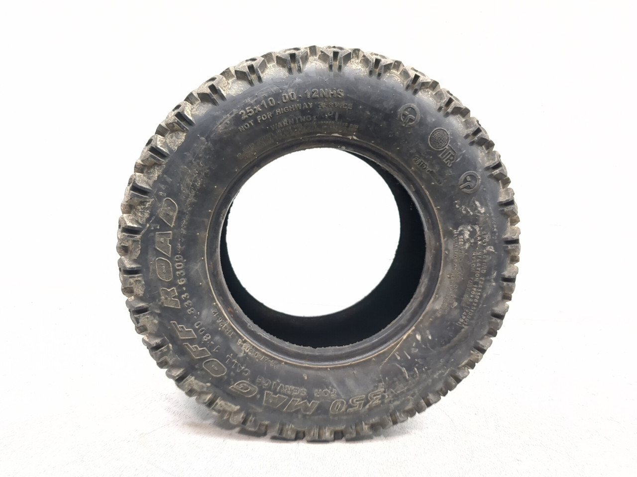 04-10 Kubota RTV 900 RTV900 350 Mag Off-Road Tire 25X10.00-12