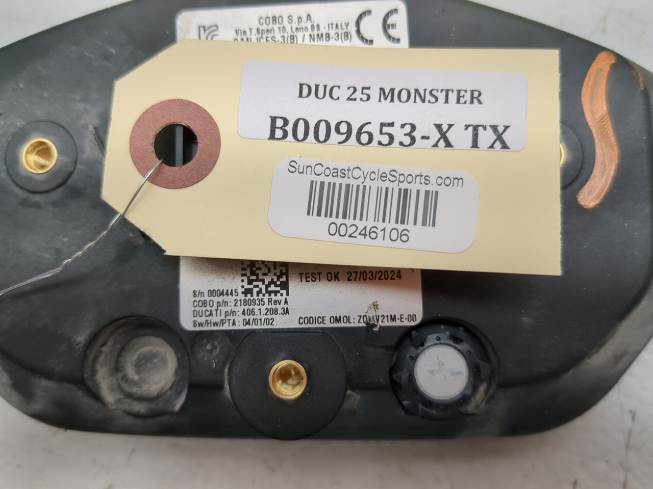 21-25 Ducati Monster 937 Front Speedometer Dash Cluster Gauge
