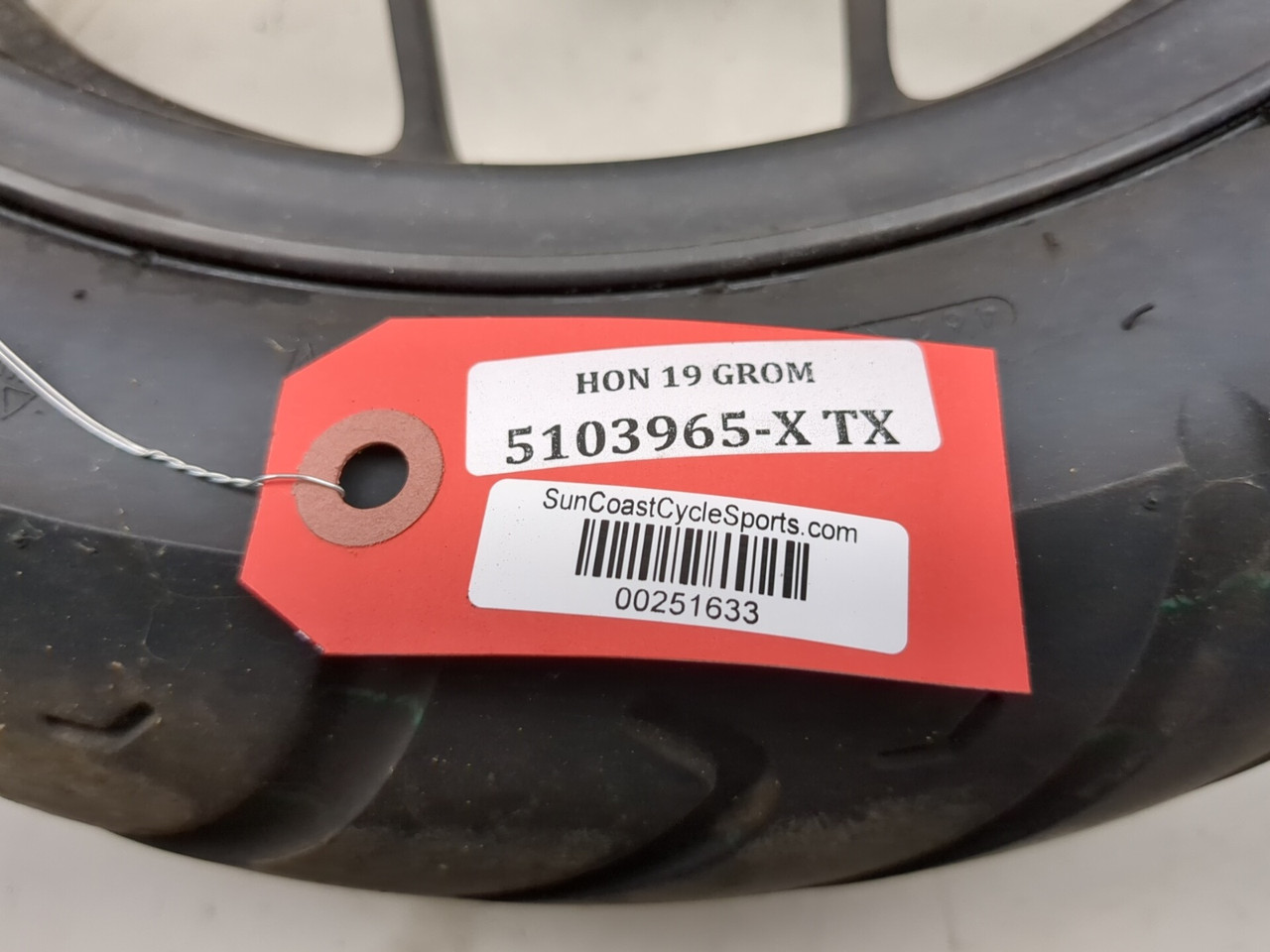 17-20 Honda Grom MSX 125 Front MMG Tires 120/70-12 Wheel Rim 12X2