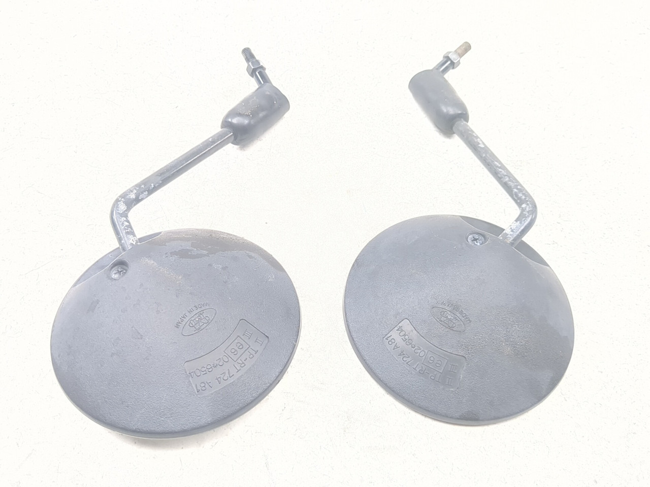 08-18 Kawasaki KLR 650 Front Left Right Rear View Mirror Set 56001