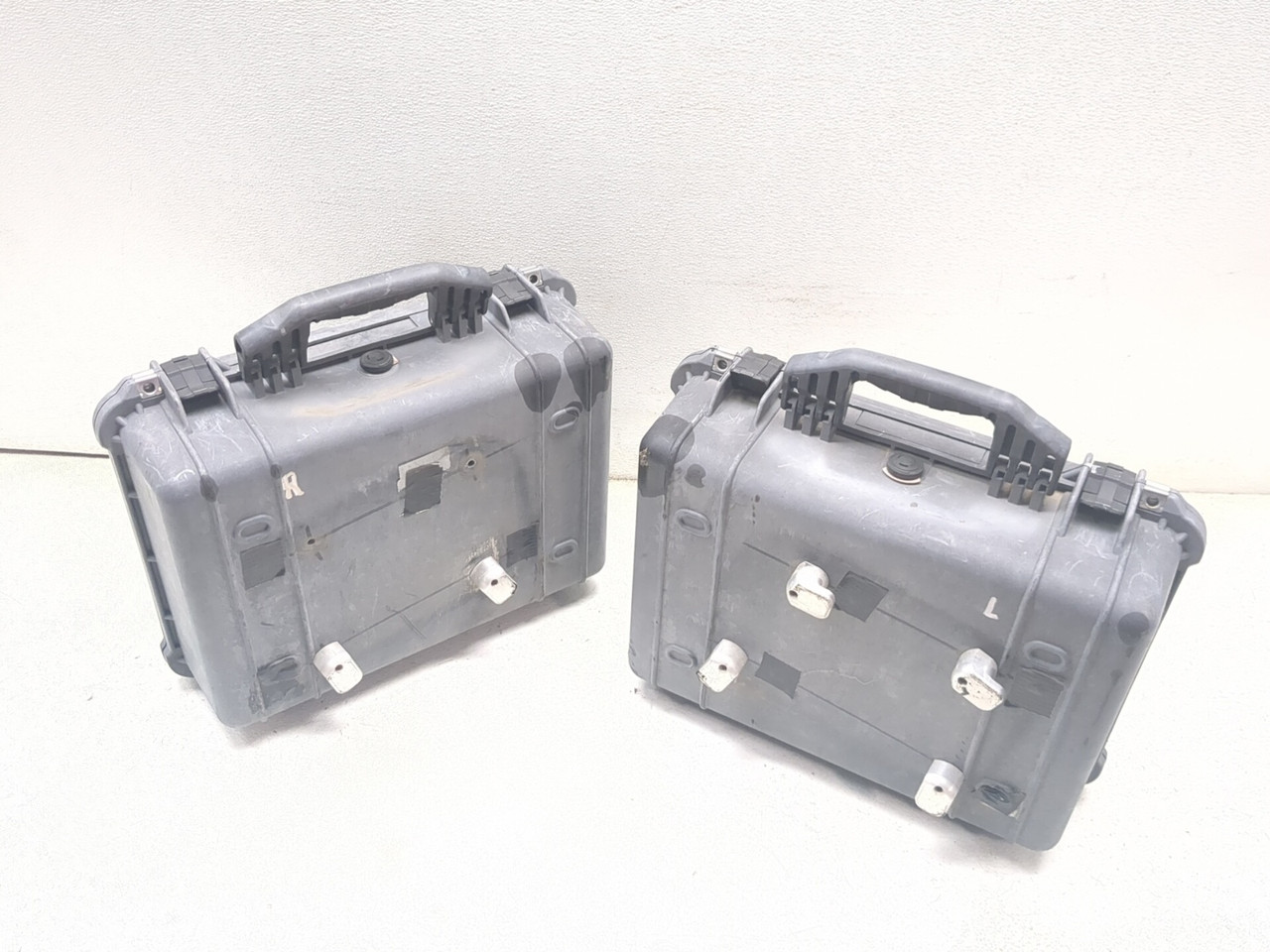 08-18 Kawasaki KLR 650 Rear Pelican 1520 Hard Side Case Set - Sun