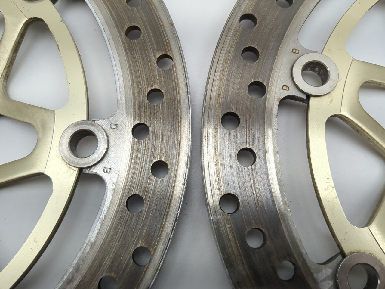 99 CBR1100xx フロントブレーキローター 99-07 Honda CBR1100XX Blackbird Front Brake Rotor Disc Set 45120