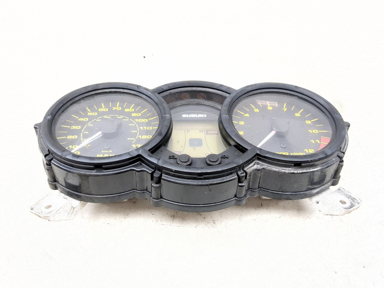 04-11 Suzuki V Strom DL650 Front Speedometer Tach Dash Cluster