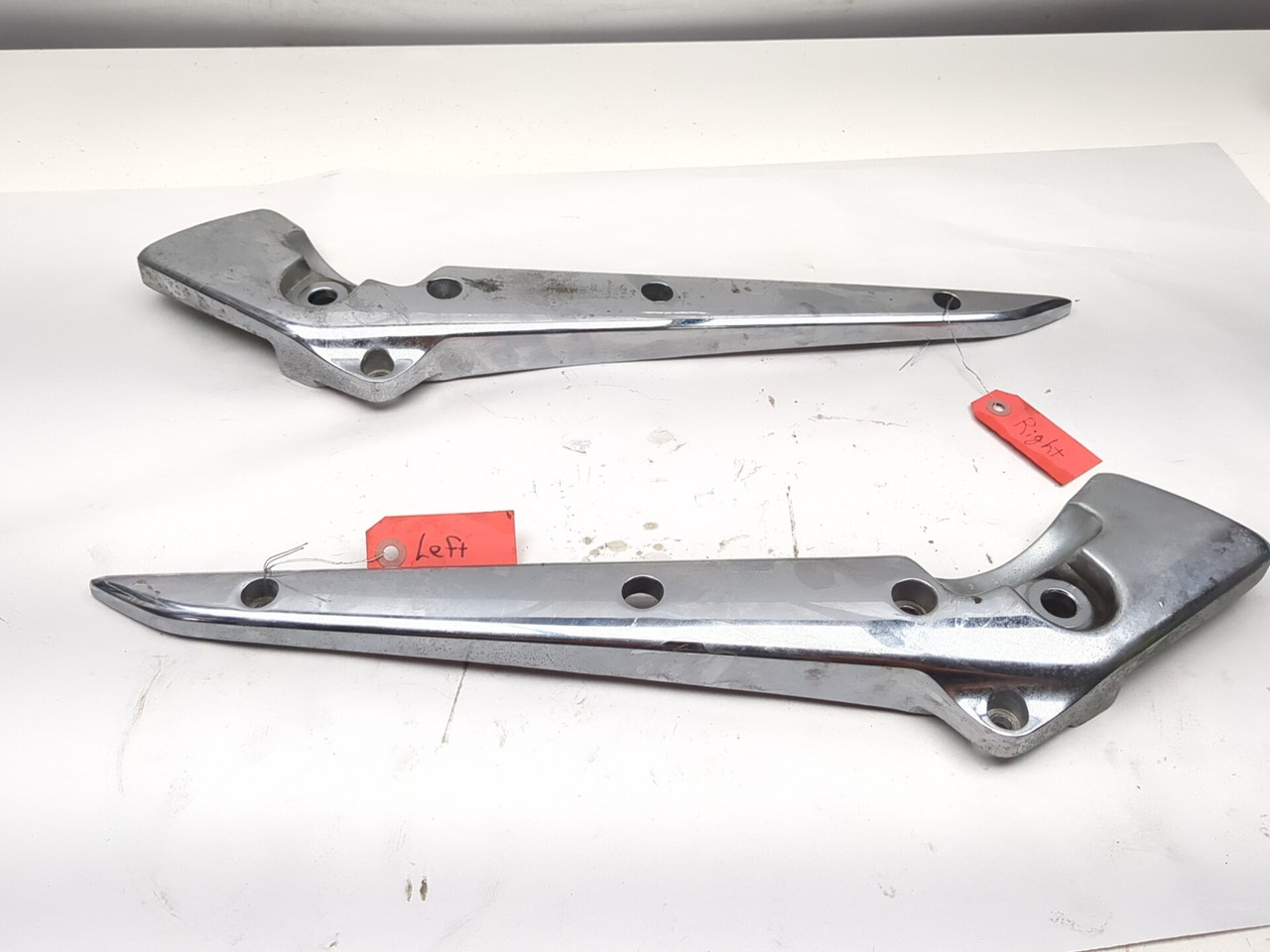 04-09 Honda VTX1300R VTX 1300 Rear Left Right Fender Stay Set
