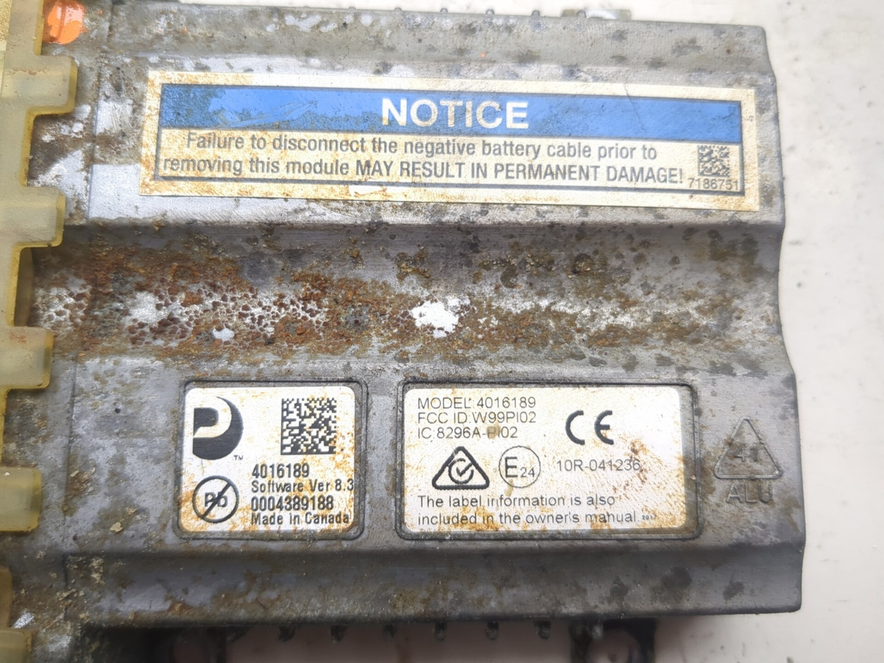 16-20 Indian Springfield Vehicle Control Module 4016189 - Sun