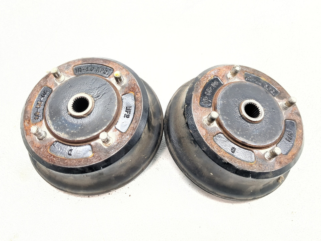 09-13 Kawasaki Mule 4010 4X4 Diesel KAF950 Rear Drum Hub Assembly