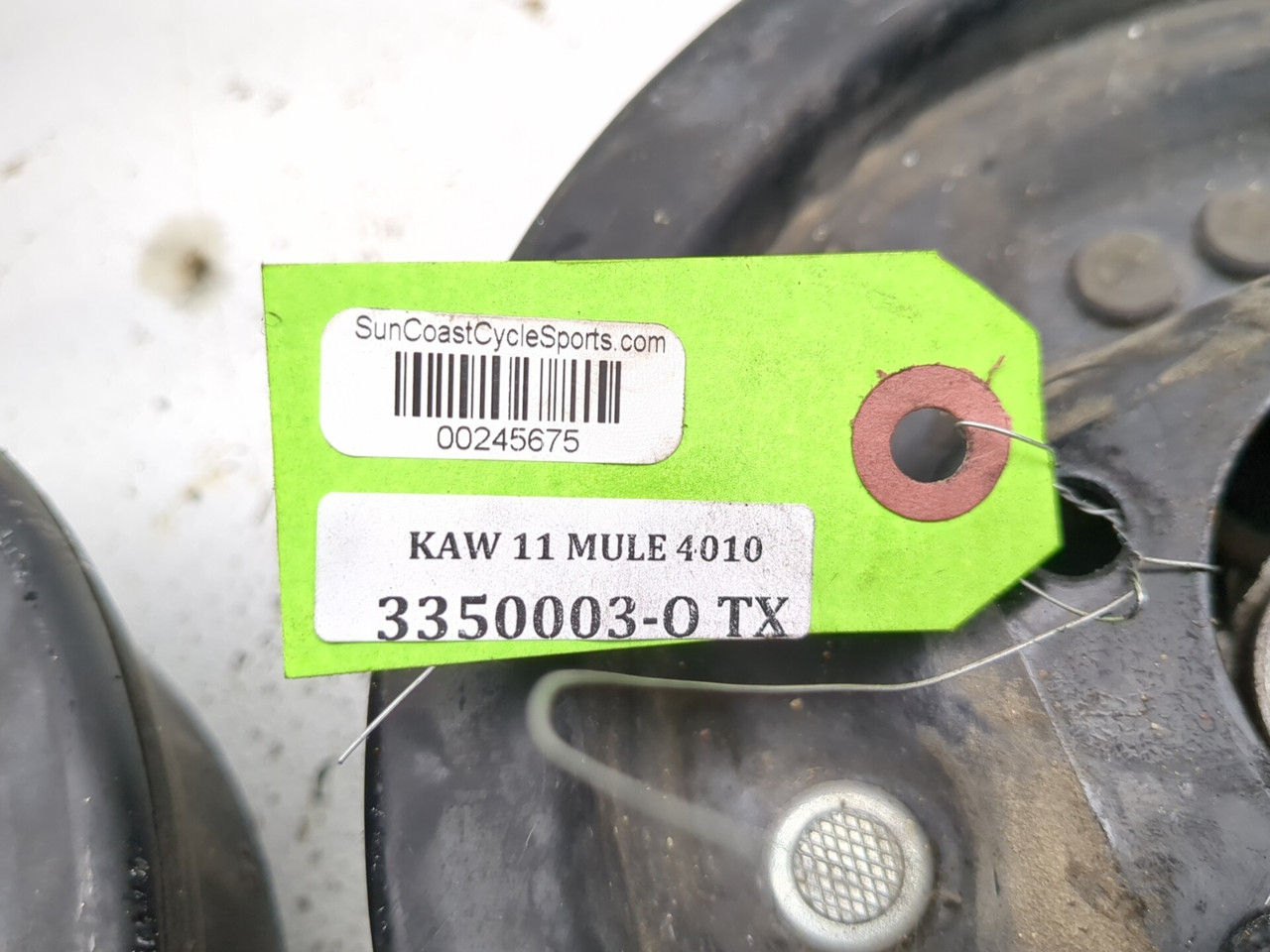 09-13 Kawasaki Mule 4010 4X4 Diesel KAF950 Rear Drum Hub Assembly