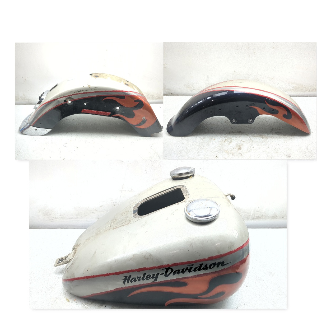 05-06 Harley Screamin' Eagle Fat Boy FLSTFSE Gas Fuel Tank Front