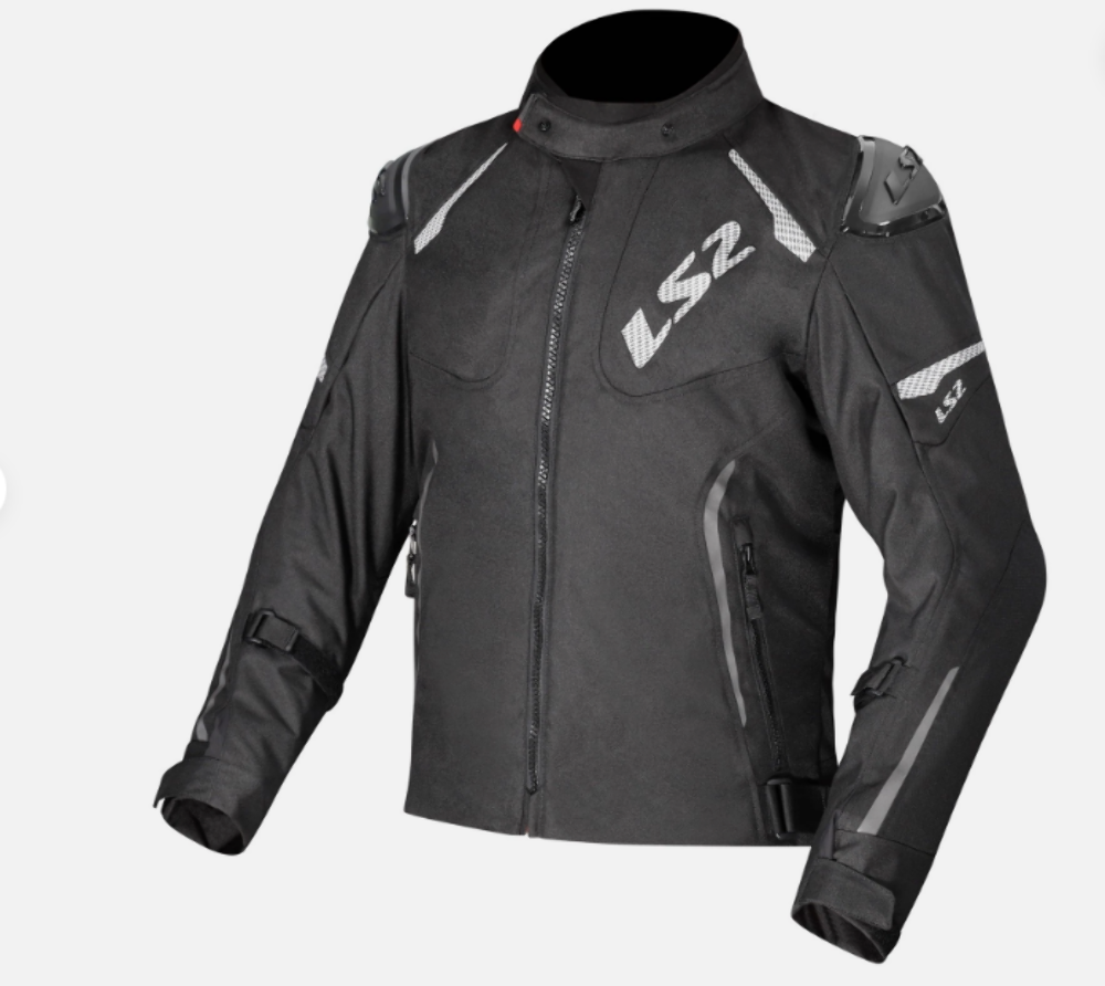 LS2 Zoom Black Motorcycle Jacket Size XL MJ174-111R5 - Sun Coast