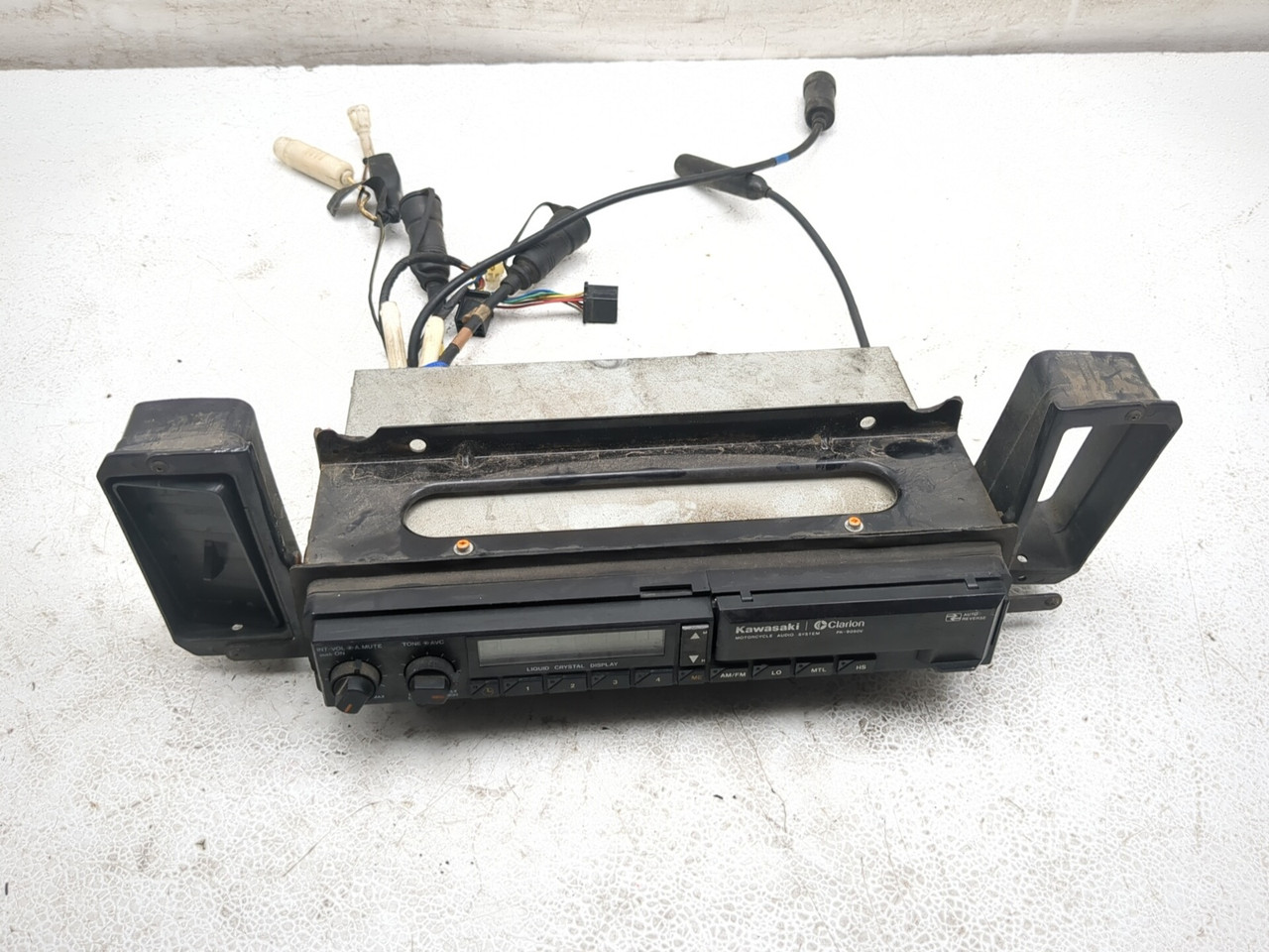 86-03 Kawasaki Voyager ZG1200 Front Radio Cassette Player Assembly