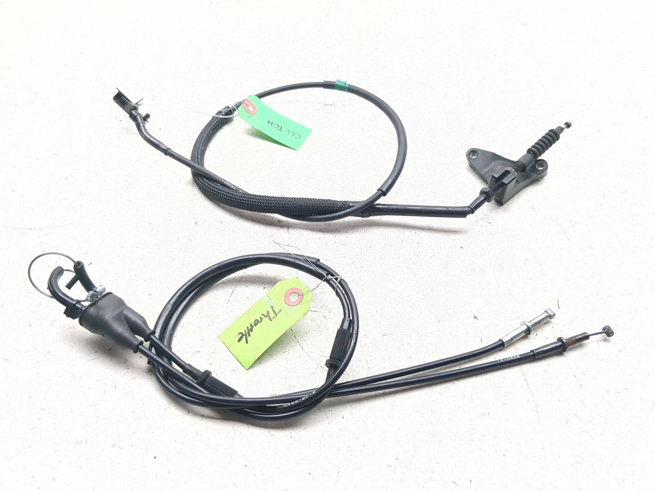 19-23 Kawasaki Ninja ZX6R ZX636K Throttle Clutch Cable Set 54011