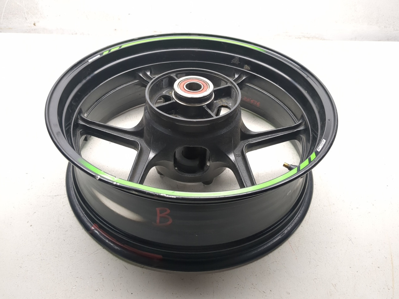 19-23 Kawasaki Ninja ZX6R ZX636K Rear Wheel Rim 17X5.50 STRAIGHT