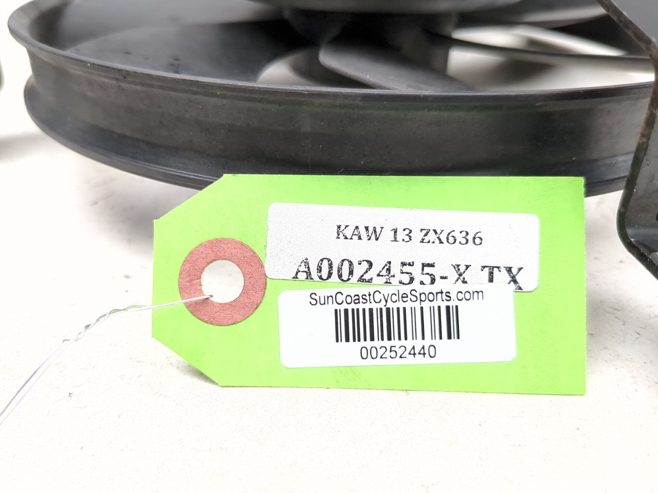 myi1025様 13-18 Kawasaki ZX 636 ZX6R Radiator Fan Motor Cooler 59502-0580