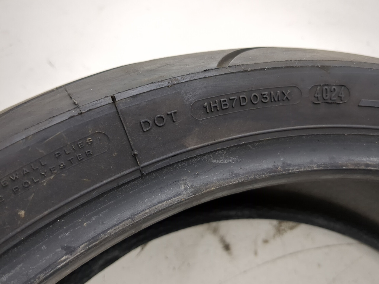 Michelin Radial Pilot Power 180/55ZR17 Tire DOT 4024 Rear - Sun