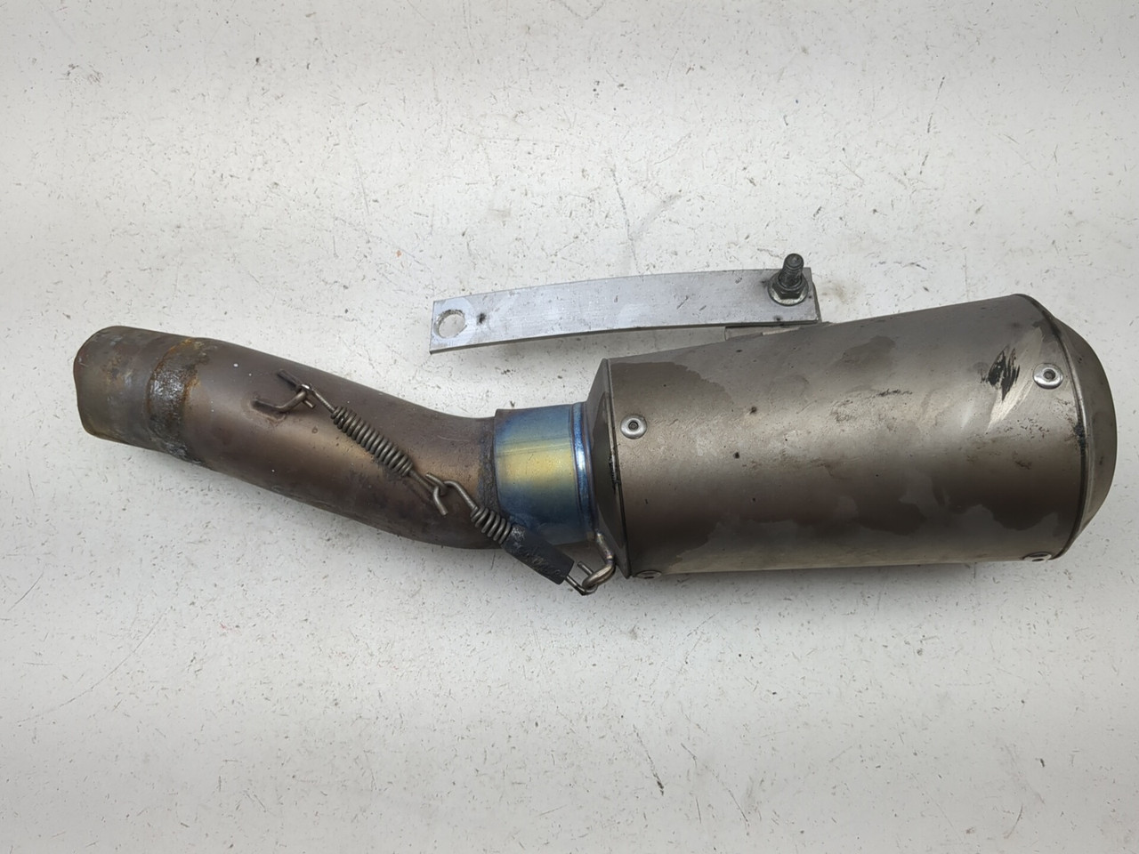 13-18 Kawasaki ZX 636 ZX6R Rear Right Leovince LV-10 Titanium Slip