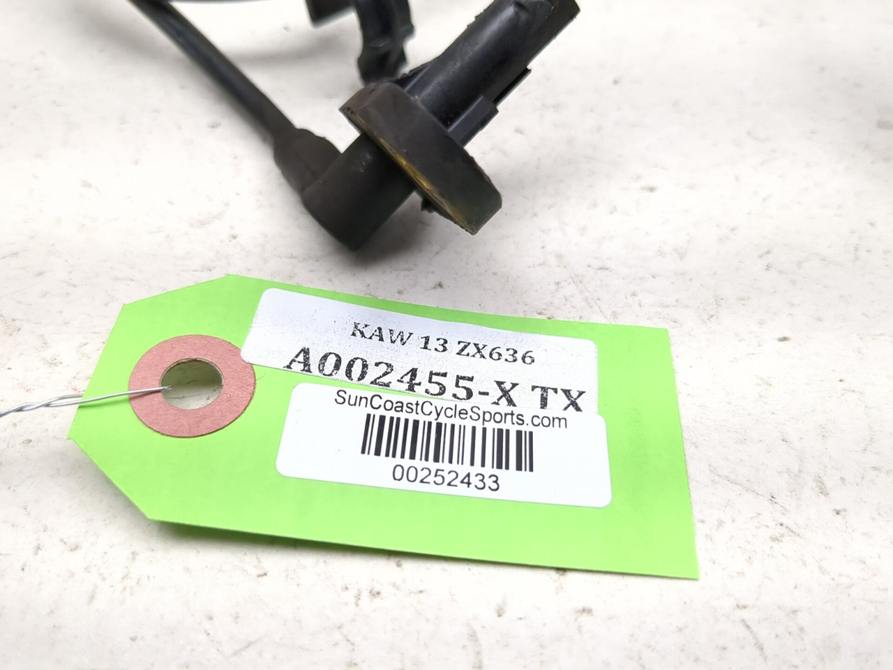 13-18 Kawasaki ZX 636 ZX6R ABS Speed Sensor Set 21176-0737 - Sun