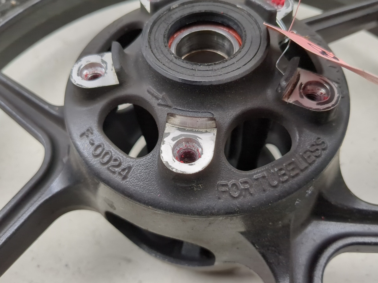 SX200Rオフロードバイクタイヤフロントホイール 13-18 Kawasaki ZX 636 ZX6R Front Wheel Rim 17x3.50 BENT - Sun