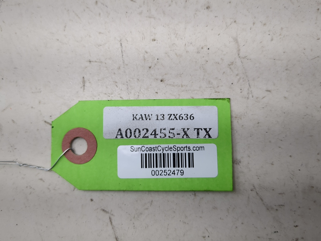13-18 Kawasaki ZX 636 ZX6R Front Wheel Rim 17x3.50 BENT - Sun