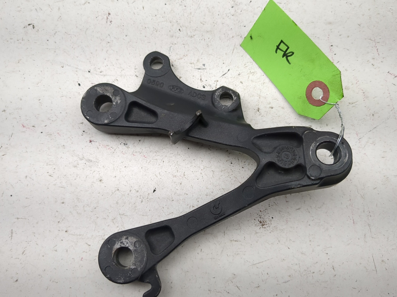 13-18 Kawasaki ZX 636 ZX6R Rearset Bracket 35063-0858-18R - Sun
