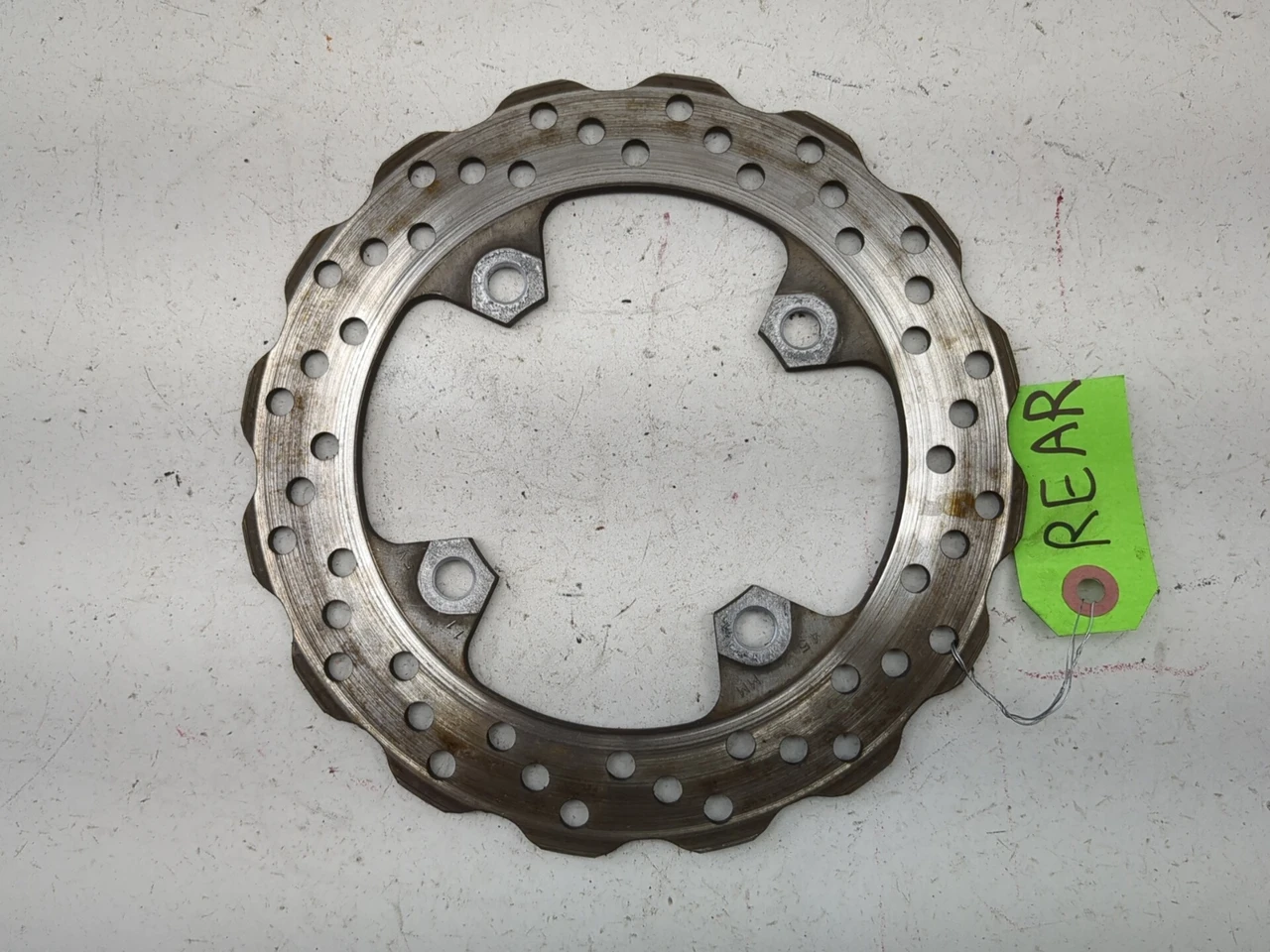 13-18 Kawasaki ZX 636 ZX6R Rear Brake Rotor Disc 41080-0211 - Sun