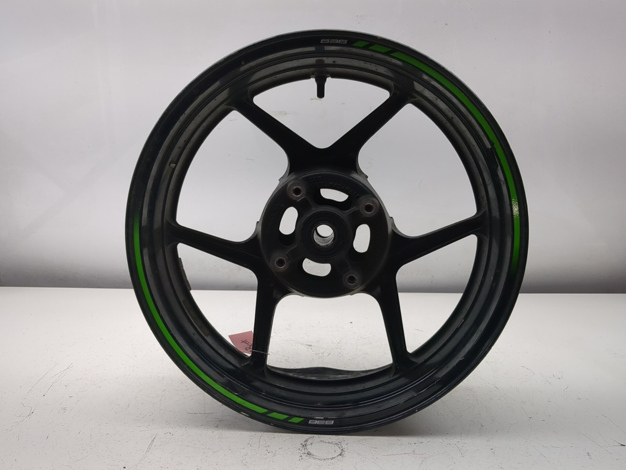 13-18 Kawasaki ZX 636 ZX6R Rear Wheel Rim 17X5.50 BENT - Sun Coast