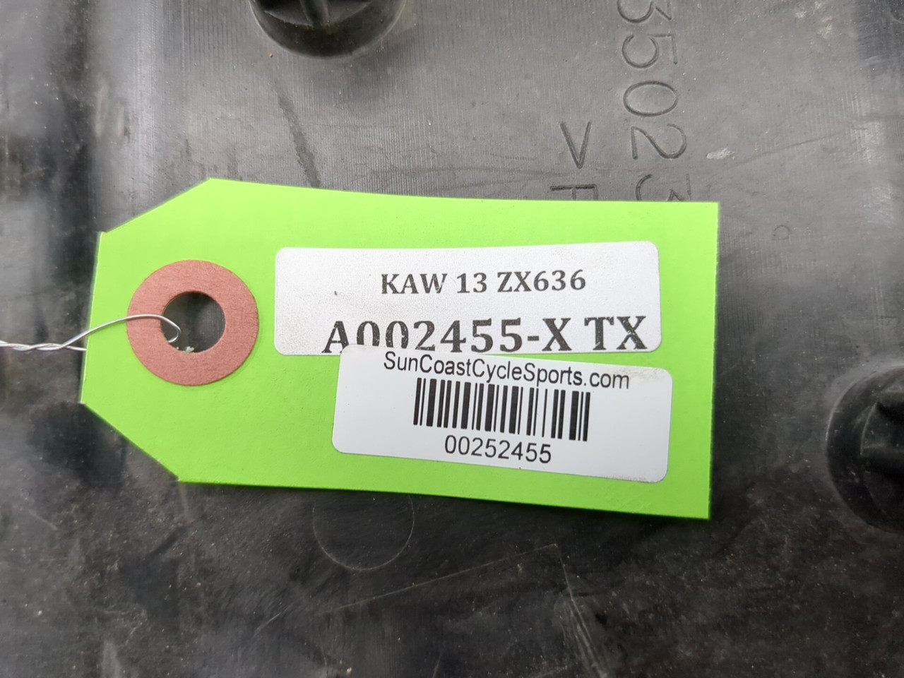 13-18 Kawasaki ZX 636 ZX6R Rear Fender Fairing Battery Tray