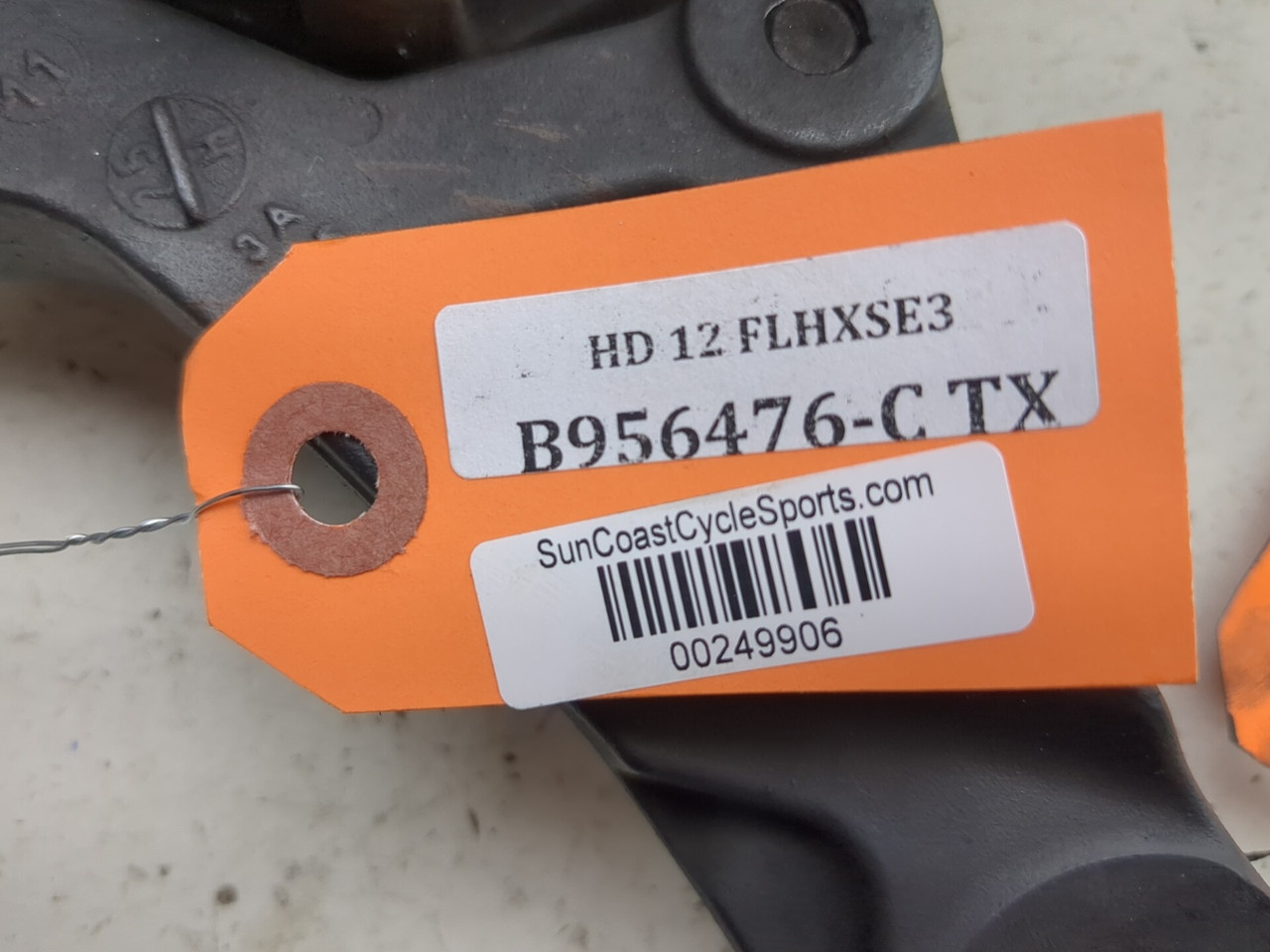 10-12 Harley Street Glide CVO FLHXSE Rear Brake Caliper - Sun