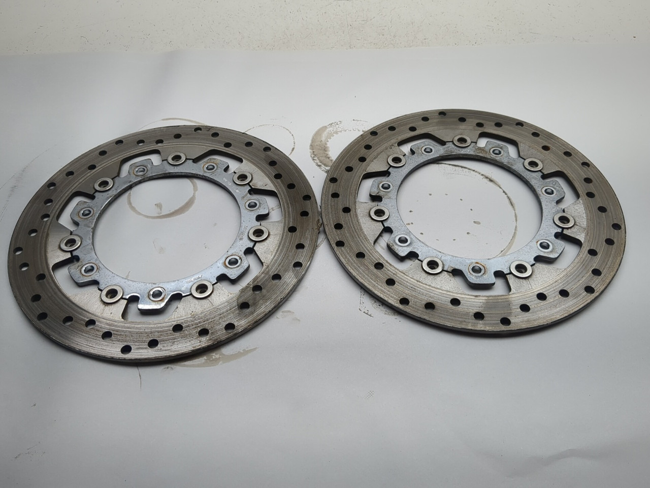 10-12 Harley Street Glide CVO FLHXSE Front Brake Rotor Disc Set