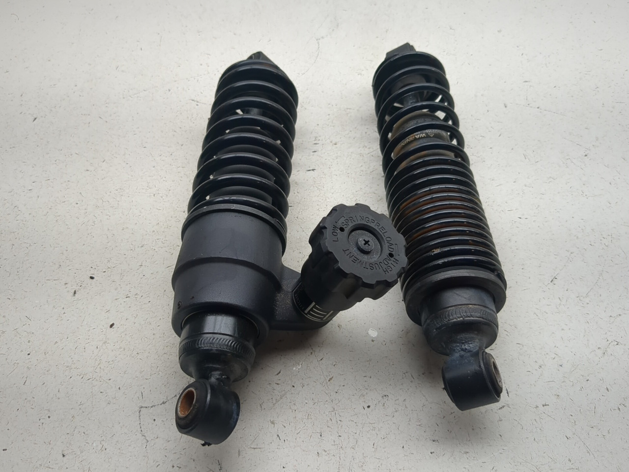 10-12 Harley Street Glide CVO FLHXSE Rear Left Right Shock