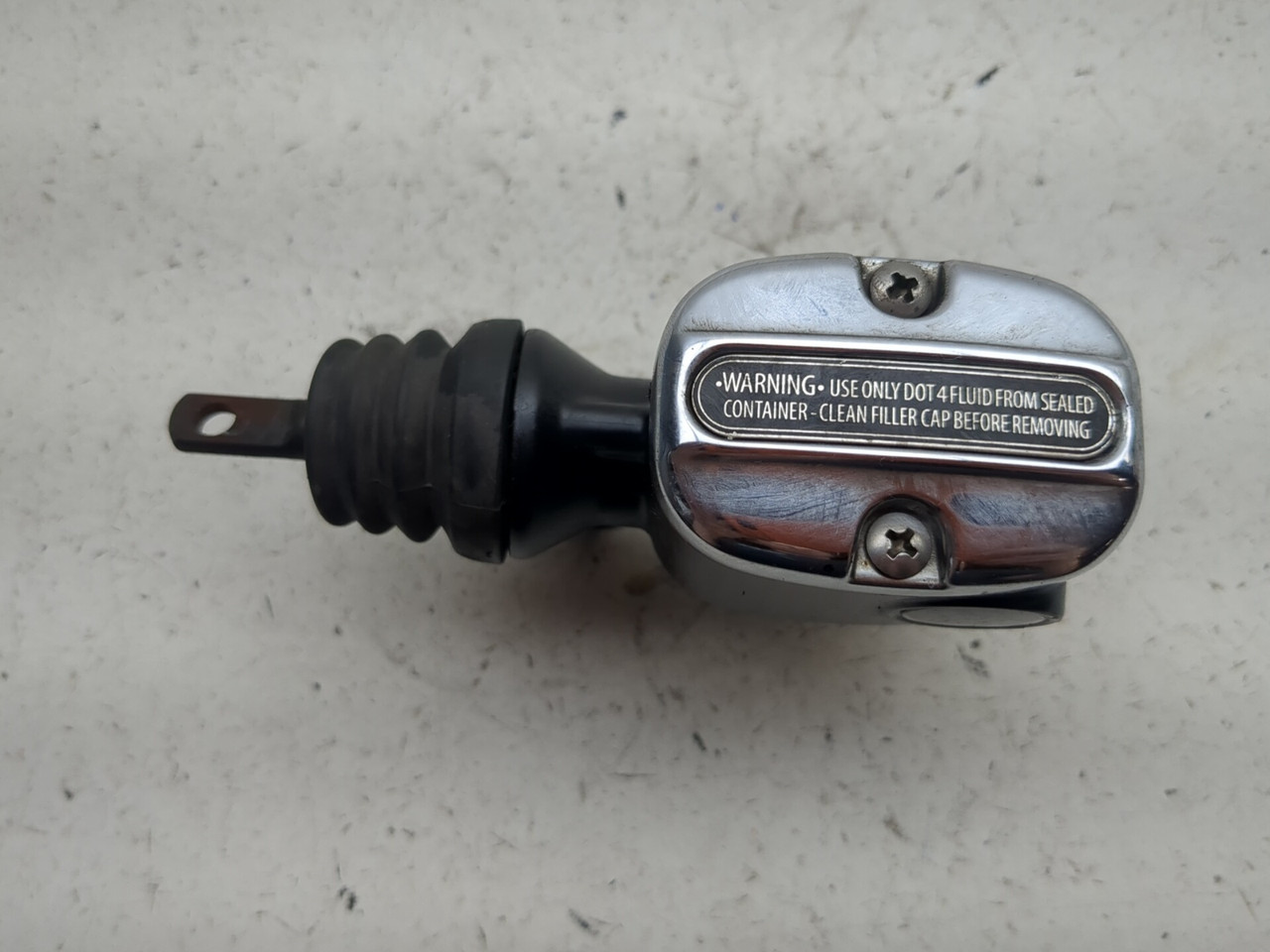 10-12 Harley Street Glide CVO FLHXSE Rear Brake Master Cylinder