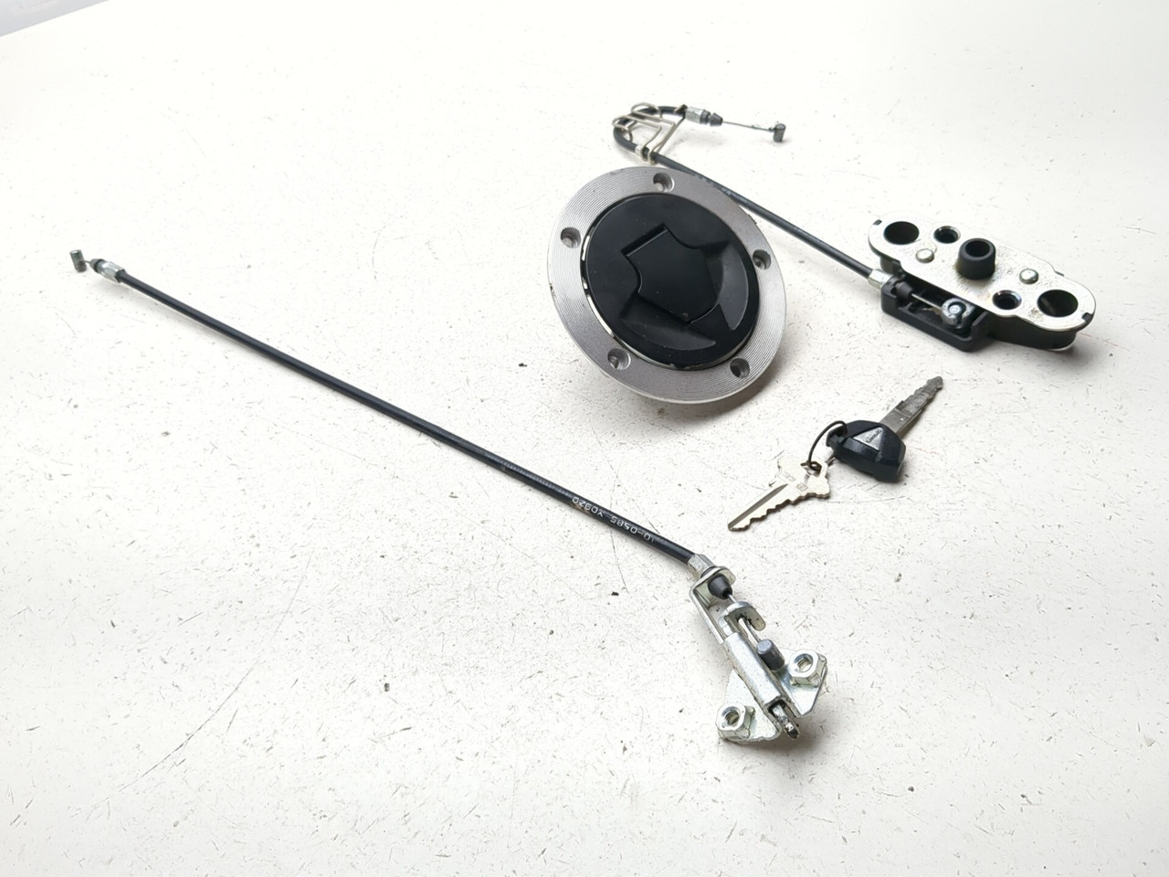 KEYABINGO 1・2 12-23 Kawasaki Ninja ZX14 Lock Set Ignition Fuel Triple Cap Key