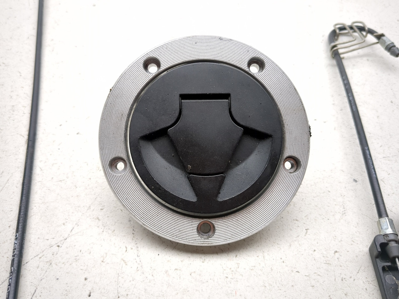 12-23 Kawasaki Ninja ZX14 Lock Set Ignition Fuel Triple Cap Key
