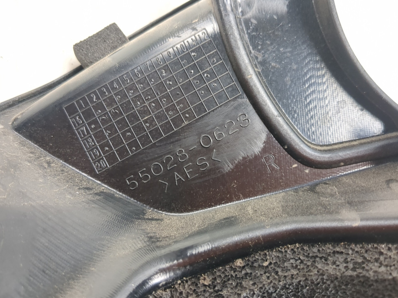 あだこページ２ 12-23 Kawasaki Ninja ZX14 ZX1400 Front Right Side Dash Cover Panel