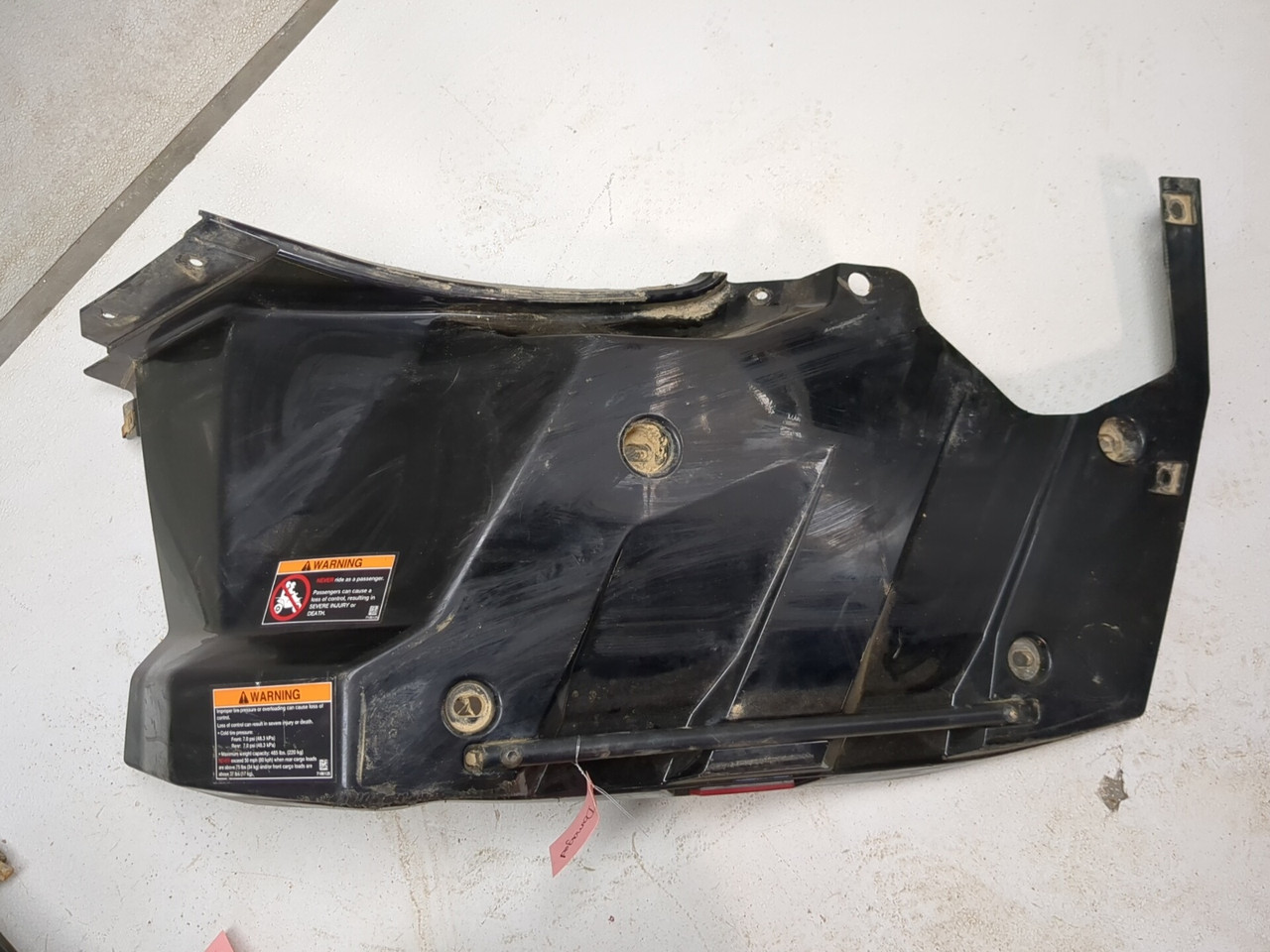 21-26 Polaris Sportsman 570 Trail Rear Fender Splash Shield Set