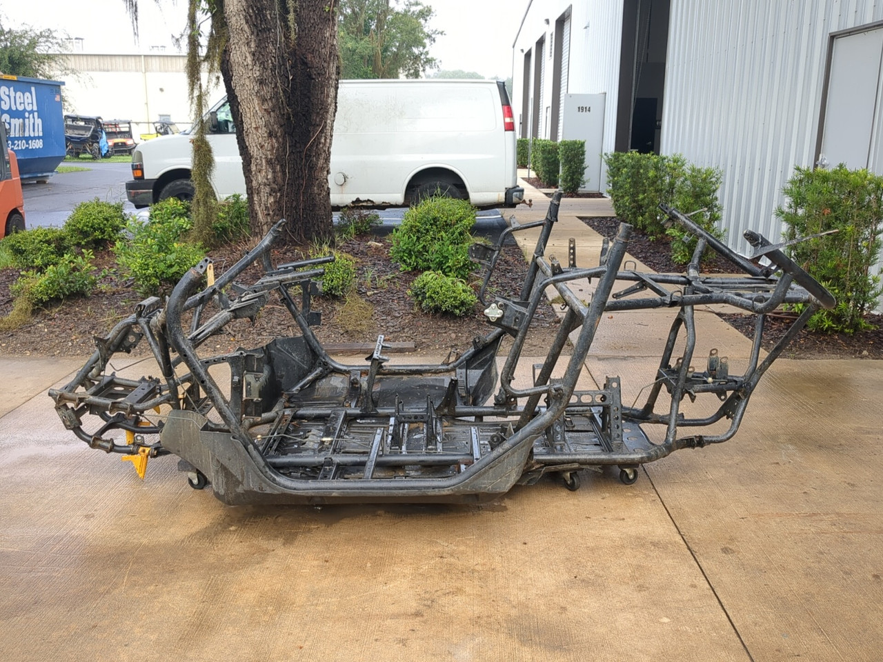16-18 Yamaha YXZ 1000 YXZ1000R Main Frame Chassis STRAIGHT BOS