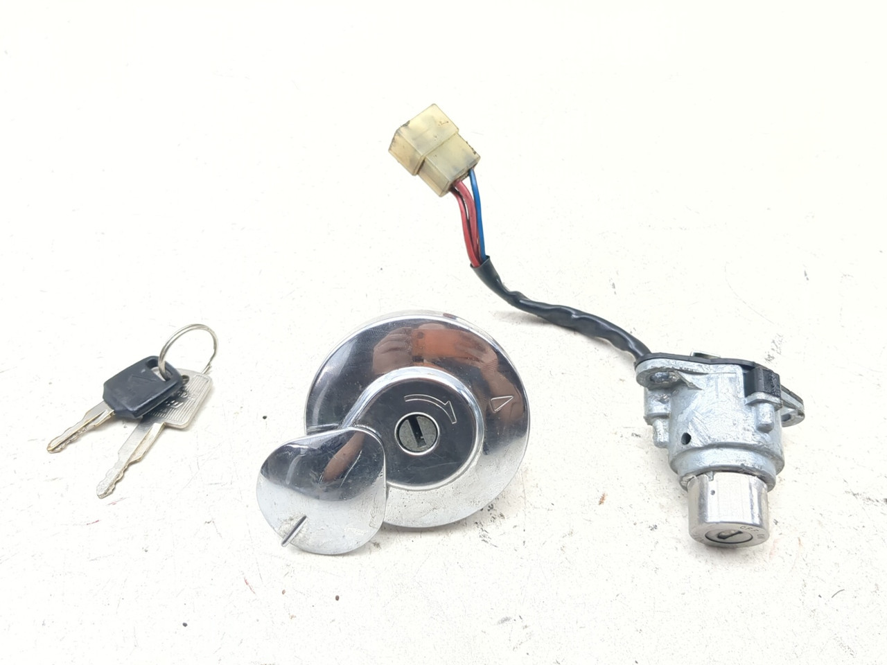 88-08 Honda Shadow VLX VT600 Ignition Switch Gas Cap Lock Set With