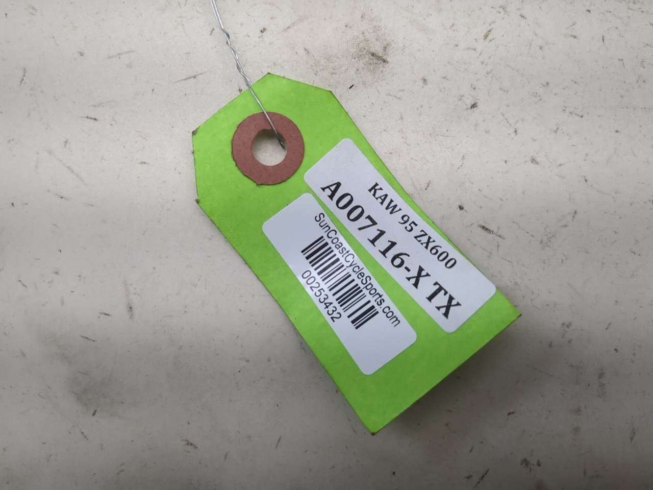 95-97 Kawasaki Ninja ZX6R ZX600 Front Mirror Bracket 11048-1867