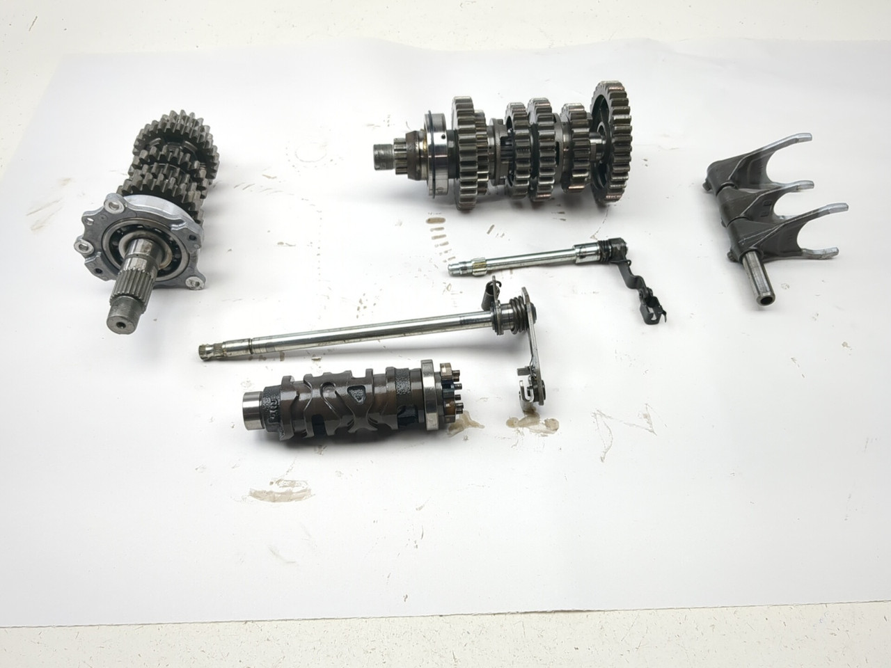 22-25 Yamaha YZF-R7 Transmission Gear Shift Fork And Drum Set Pair
