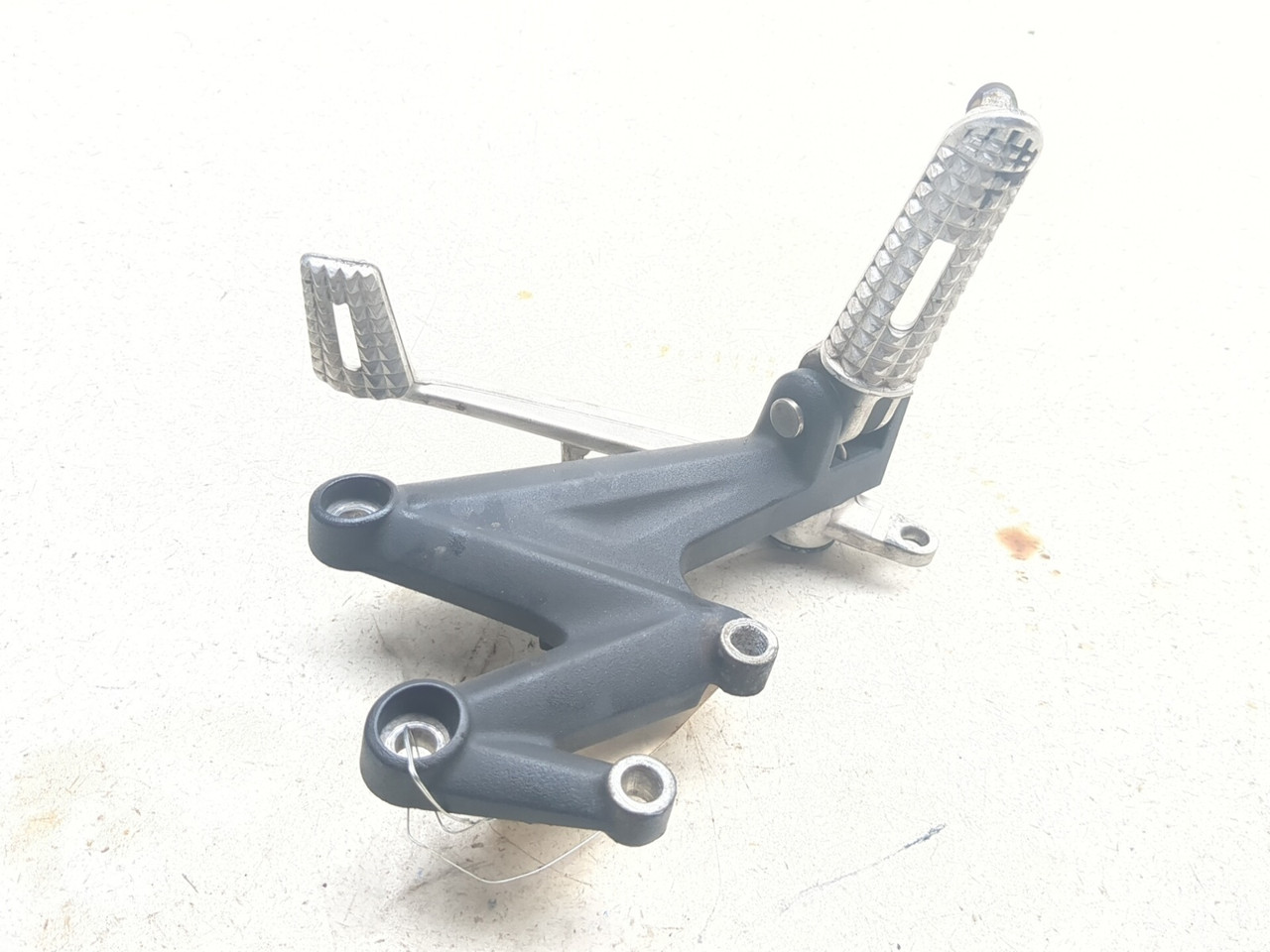 07-12 Triumph Street Triple 675R Right Rearset Assembly - Sun