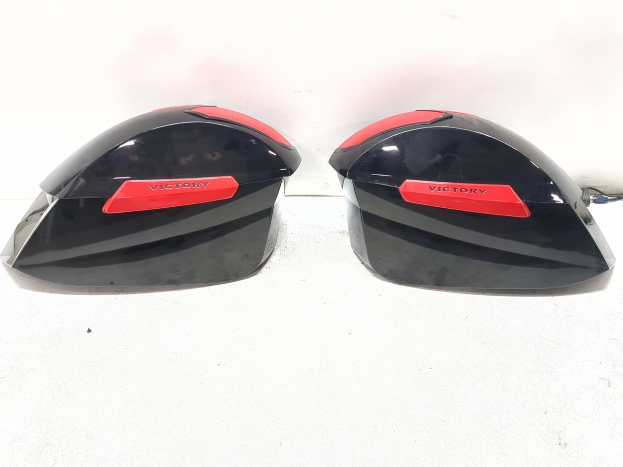 12-17 Victory Cross Country Tour Rear Left Right Saddlebag Set