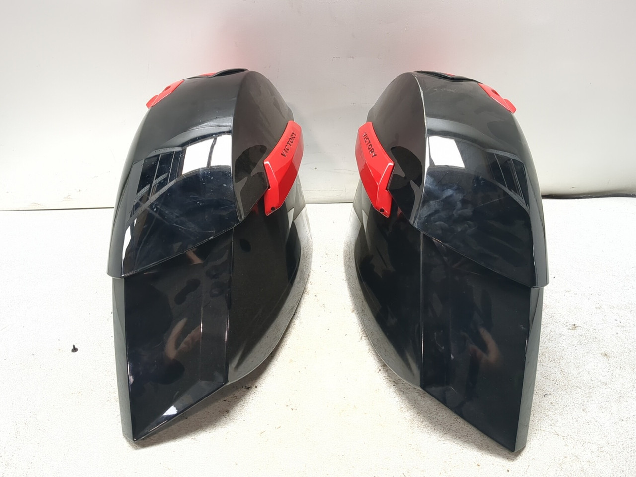 12-17 Victory Cross Country Tour Rear Left Right Saddlebag Set