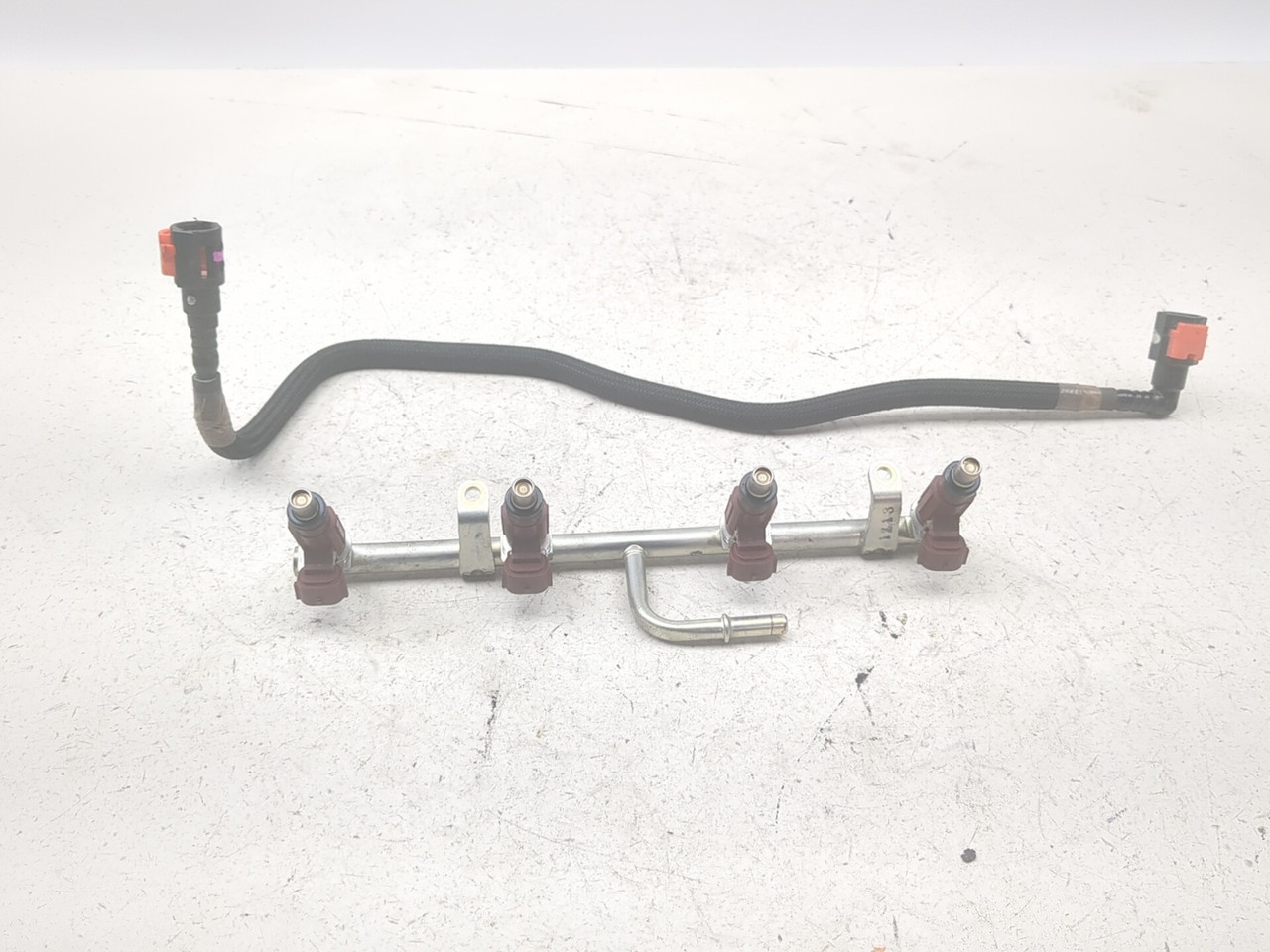 12-25 Kawasaki Ninja ZX14 ZX1400 Fuel Rail Injector Line Assembly