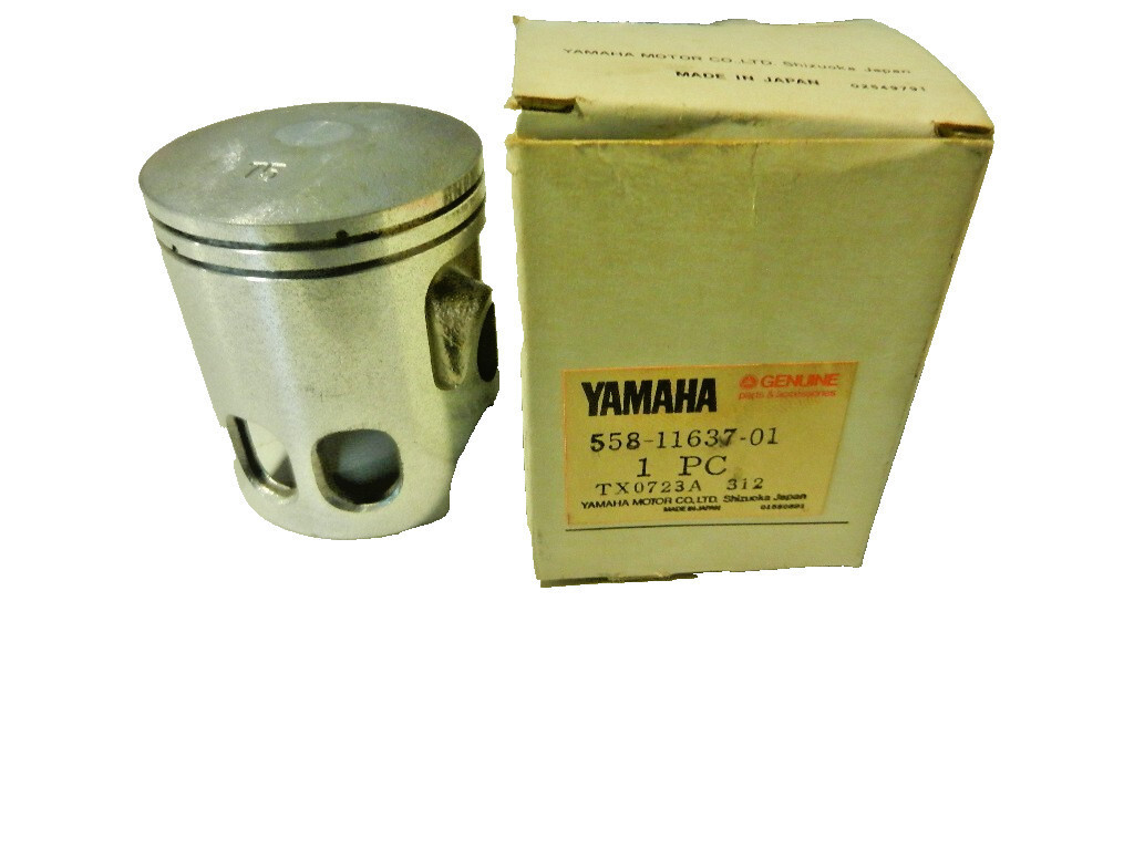 76-83 Yamaha DT100 OEM MX100 Engine Piston 3RD O/S 0.75MM NOS 558